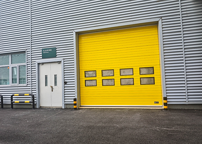 Puertas seccionales aisladas