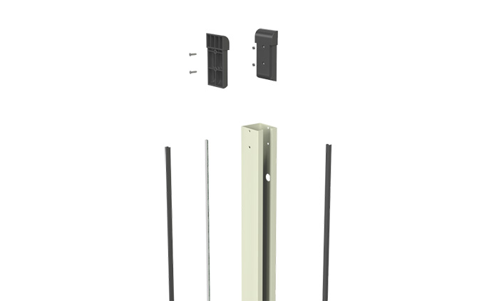 Puerta enrollable de acero resistente al viento Fastlink
