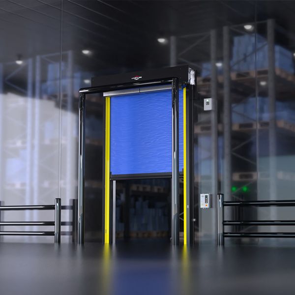 Puerta enrollable de alta velocidad para almacenamiento en frío - HSR-IPP